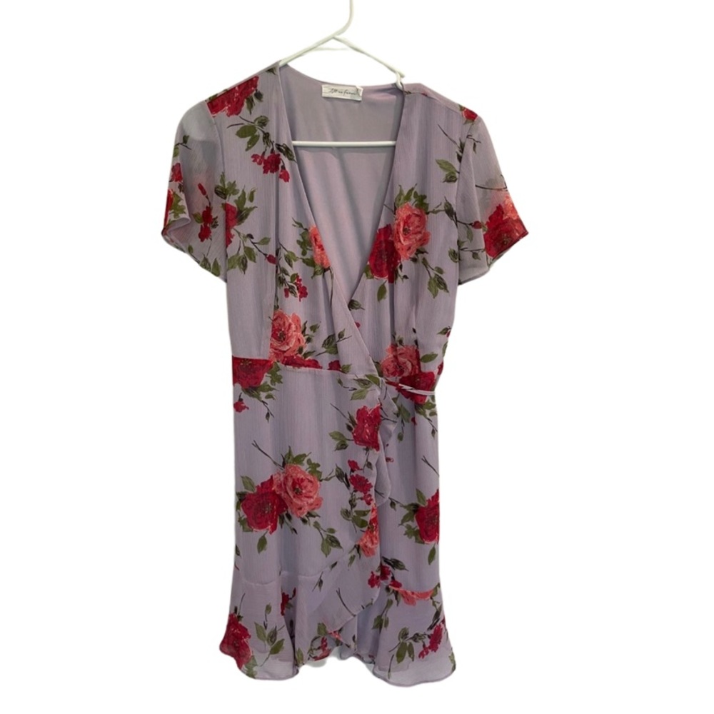 All In Favor flower wrap dress. Size: S